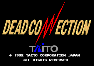 Dead Connection (World) Title Screen